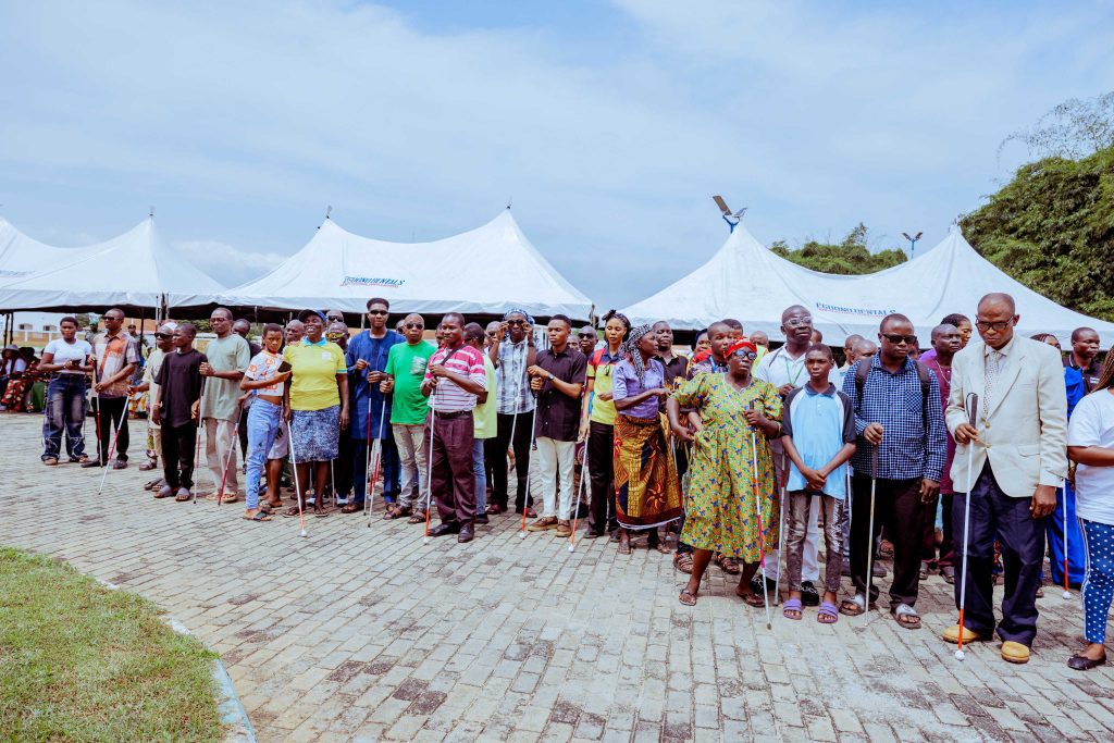 You Matter Charity Foundation Empowers Delta Blind Community with Assistive Devices and Food Items