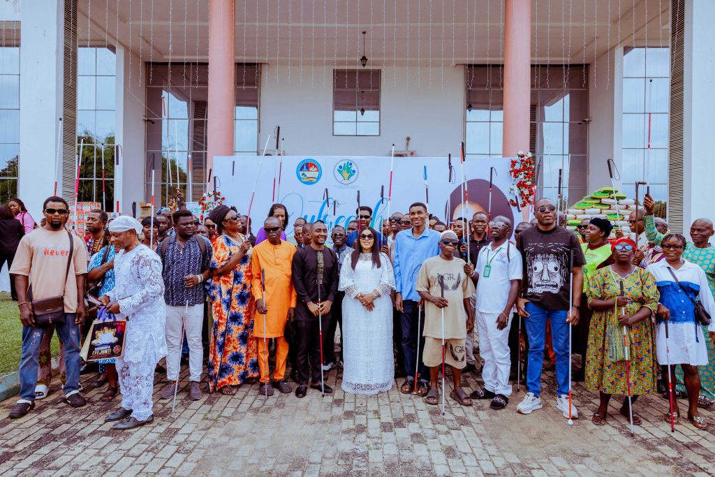 You Matter Charity Foundation Empowers Delta Blind Community with Assistive Devices and Food Items