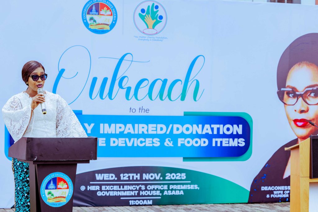 You Matter Charity Foundation Empowers Delta Blind Community with Assistive Devices and Food Items